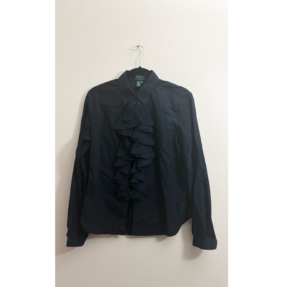 Ralph Lauren Black Button Down Shirt